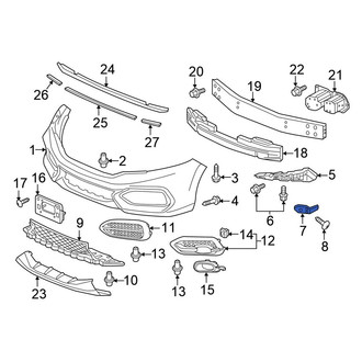 Honda OE - Left Bumper Cover Spacer
