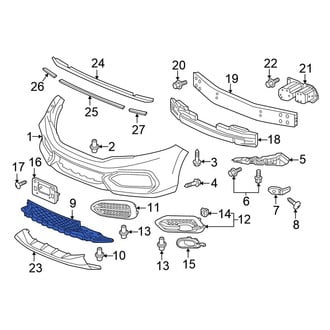 Honda OE - Front Lower Grille