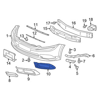 Honda OE - Left Fog Light Bracket