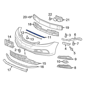 Honda OE - Rear Valance Panel