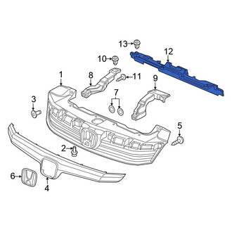 Honda OE - Front Upper Radiator Support Air Duct