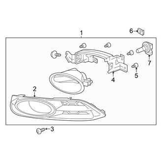Honda OE - Front Lamps - Fog Lamps (Coupe)