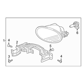 Honda OE - Front Lamps - Fog Lamps (EX / EX-L / LX Coupe)