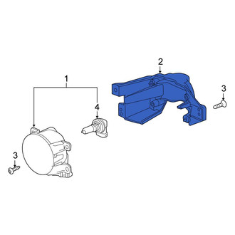 Honda OE - Left Fog Light Bracket