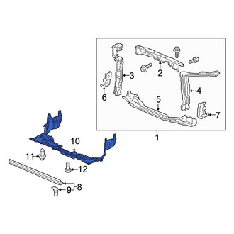 Honda OE - Front Radiator Support Air Deflector