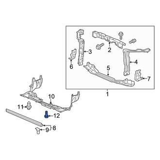 Honda OE - Radiator Support Air Deflector Bolt