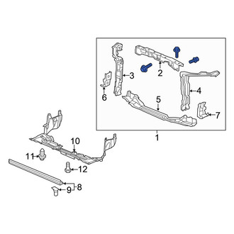 Honda OE - Front Radiator Support Panel