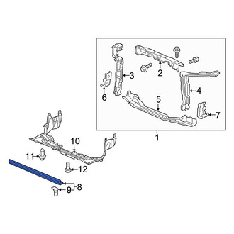 Honda OE - Lower Radiator Air Seal