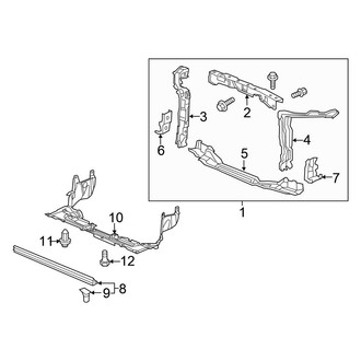 Honda OE - Radiator Support