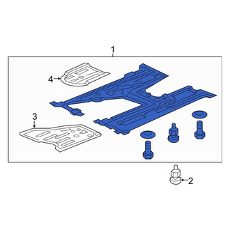 Honda OE - Front Radiator Support Splash Shield