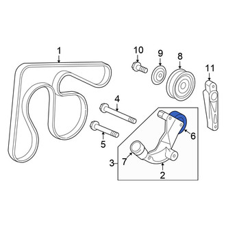 Honda OE - Accessory Drive Belt Tensioner Pulley
