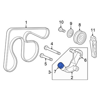 Honda OE - Accessory Drive Belt Tensioner