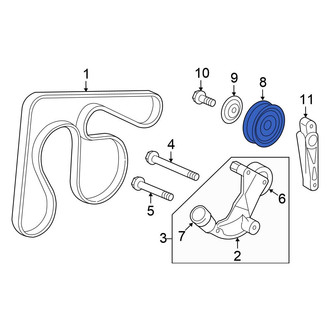Honda OE - Accessory Drive Belt Idler Pulley