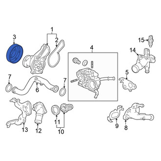 Honda OE - Engine Water Pump Pulley