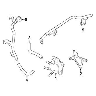 Honda OE - Cooling - Trans Oil Cooler (1.8L Automatic Tr)