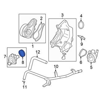 Honda OE - Engine Coolant Thermostat Housing Seal