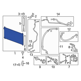 Honda OE - A/C Condenser