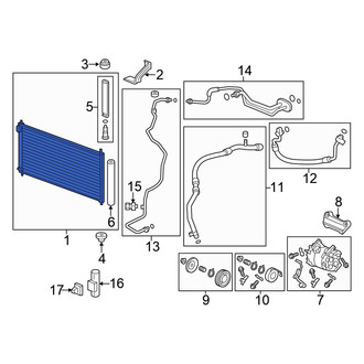 Honda OE - A/C Condenser