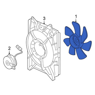 Honda OE - A/C Condenser Fan Blade