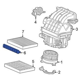 Honda OE - Cabin Air Filter Cover