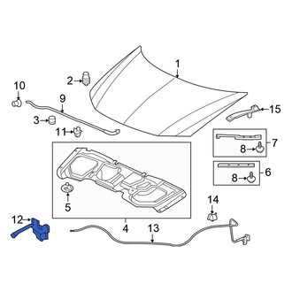 Honda OE - Front Hood Latch