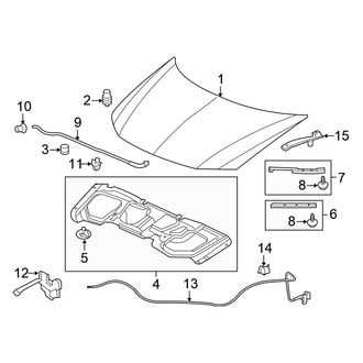 Honda OE - Hood & Components