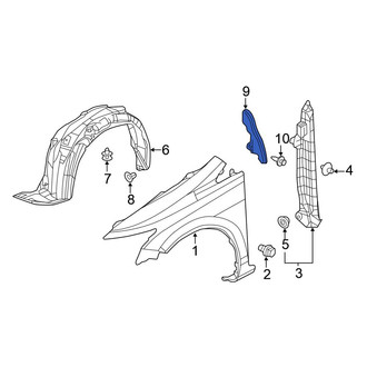 Honda OE - Left Partition Panel