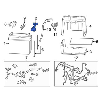 Honda OE - Battery Hold Down
