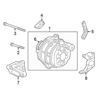 Honda OE - Electrical - Alternator (1.8L)
