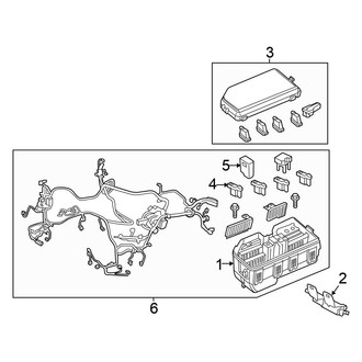 Honda OE - Electrical Components (Engine Compartment), (1.4L / 1.8L)