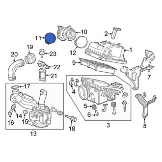 Honda OE - Engine Air Duct Clamp