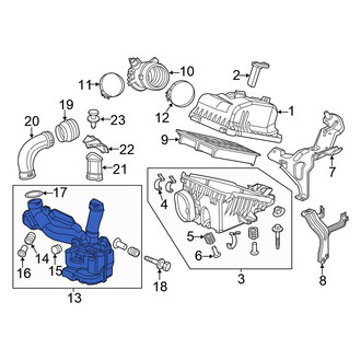 Honda OE - Engine Air Intake Resonator