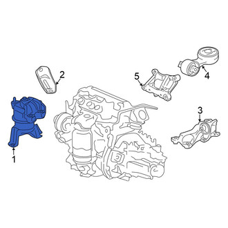 Honda OE - Left Engine Mount