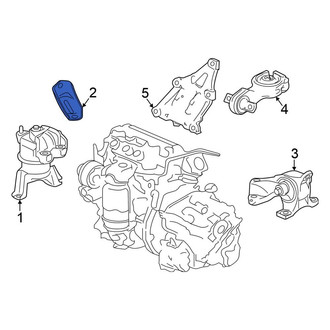 Honda OE - Left Engine Mount Bracket
