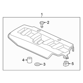 Honda OE - Engine / Transaxle - Engine Appearance Cover (Base / DX / EX / EX-L / GX / HF / LX 1.8L)