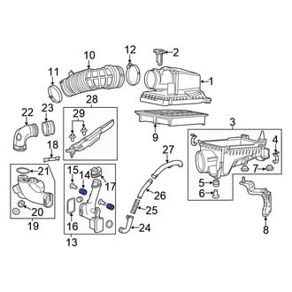 Honda OE - Engine Air Intake Resonator Insulator