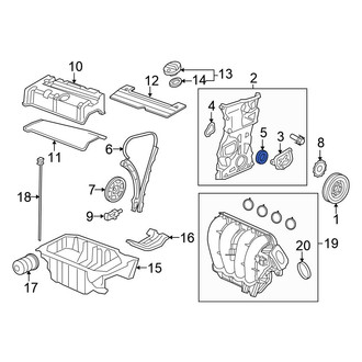 Honda OE - Rear Engine Crankshaft Seal