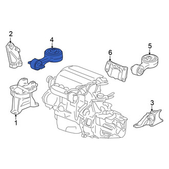 Honda OE - Upper Engine Support Rod