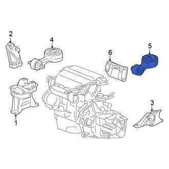 Honda OE - Lower Engine Support Rod