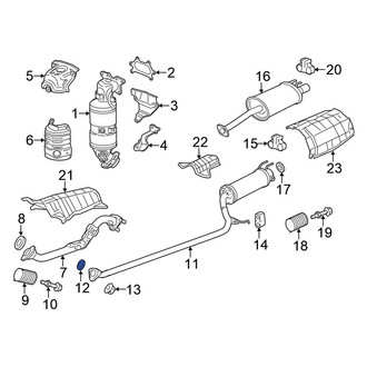 Honda OE - Rear Exhaust Tail Pipe Gasket