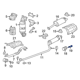 Honda OE - Front Exhaust Bolt