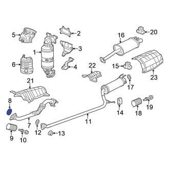 Honda OE - Exhaust Muffler Gasket