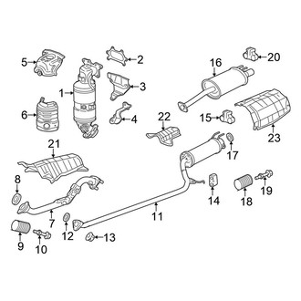Honda OE - Exhaust System - Exhaust Components (Natural Gas)