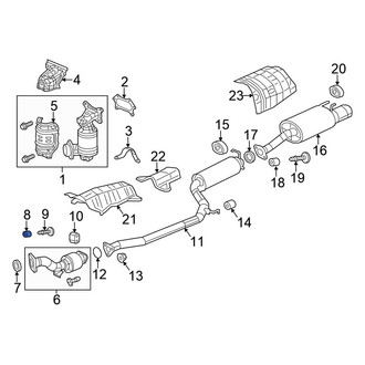 Honda OE - Exhaust Bolt Spring