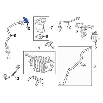 Honda OE - Upper Exhaust Gas Recirculation (EGR) Tube Gasket