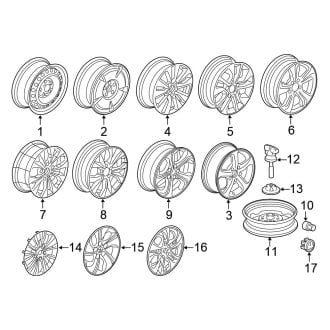 2014 honda civic hubcaps