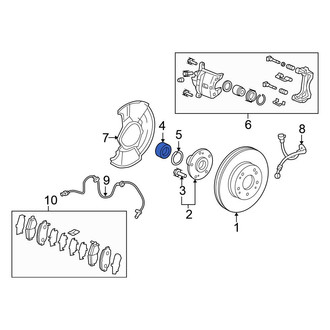 Honda OE - Front Wheel Bearing