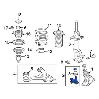 Honda OE - Front Suspension Ball Joint