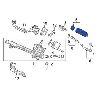 Honda OE - Rack and Pinion Bellows
