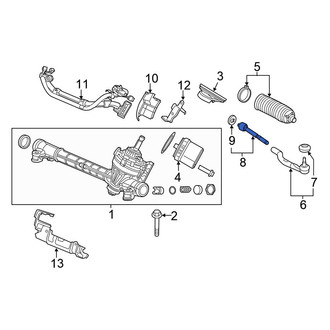 Honda OE - Inner Steering Tie Rod End